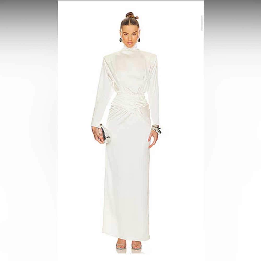 The New Arrivals by Ilkyaz Ozel Agnes Maxi in Shell White 34/2